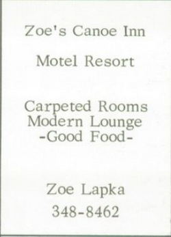 Gates Au Sable Lodge (Canoe Inn) - 1967 Yearbook Ad